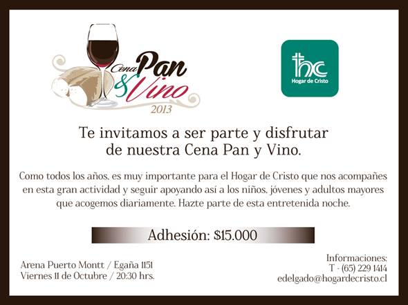 cena Pan y Vino